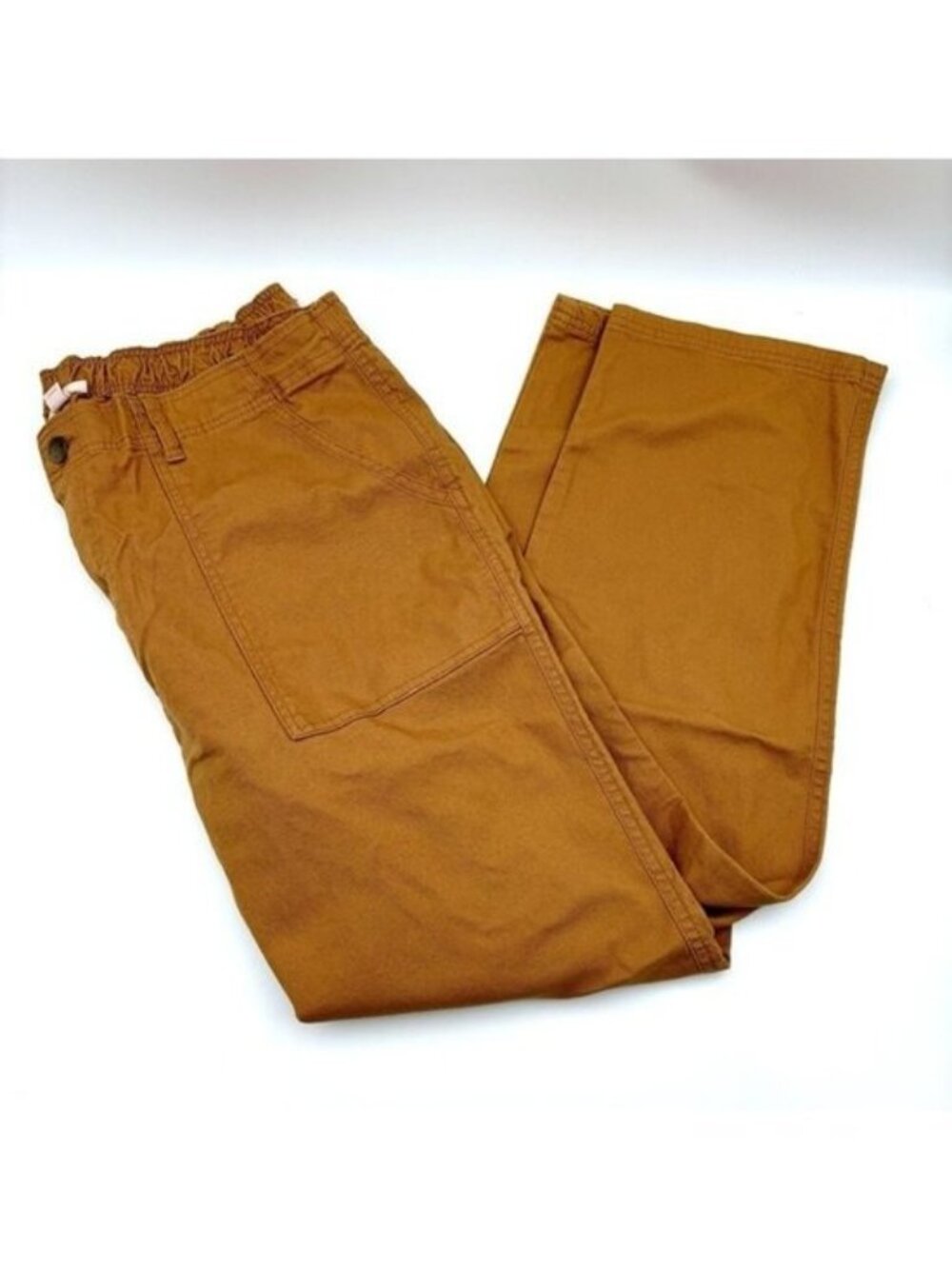 Knox Rose XXL Classic Straight Leg Full Pants High Rise Light Brown 2XL